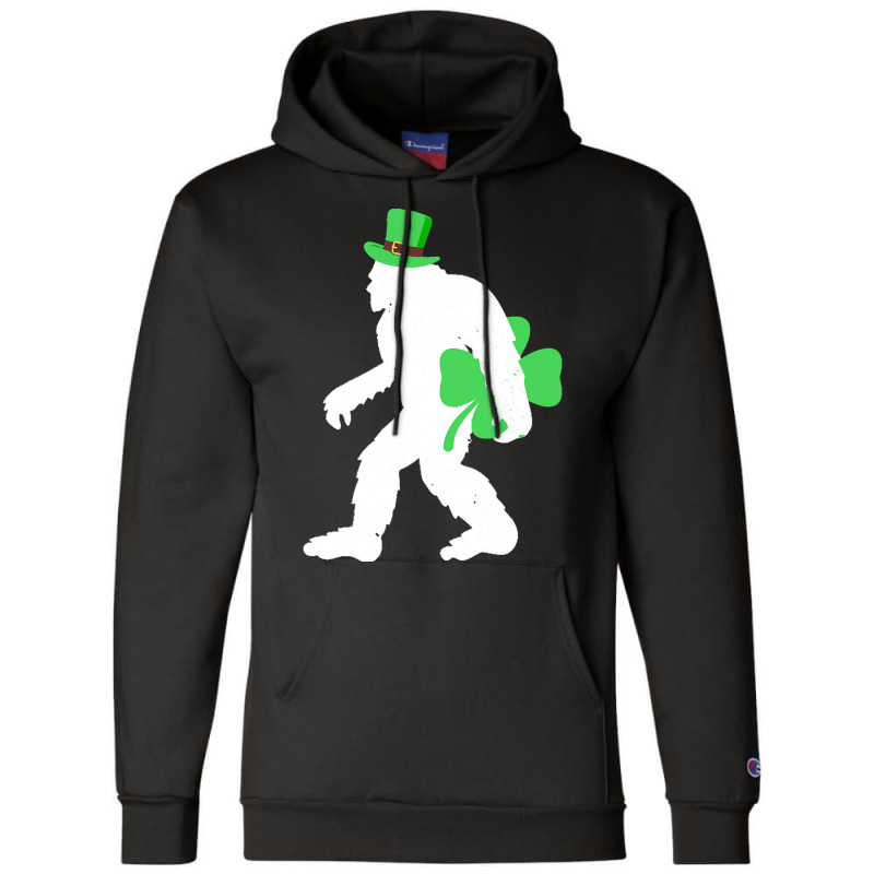 St Patricks Day Bigfoot Clover T  Shirt St Patricks Day Bigfoot Clover Champion Hoodie | Artistshot