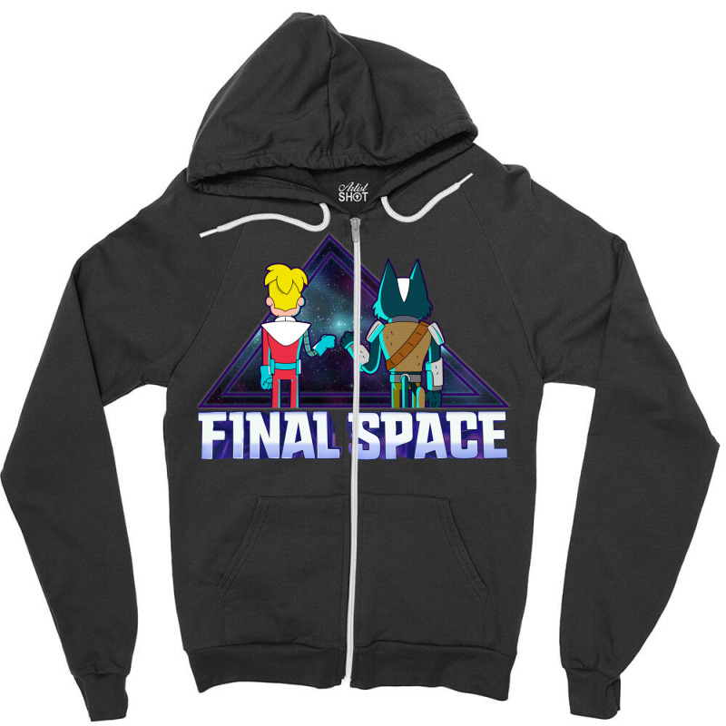 Final Space   Gary And Avocato Fan Art Zipper Hoodie by njahyuaiit | Artistshot