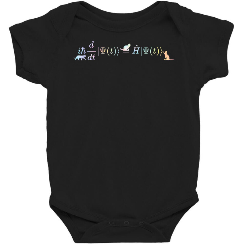 Schrodinger Cats Math & Physics Formula Equation Tie Dye T Shirt Baby Bodysuit by brict6eguo | Artistshot