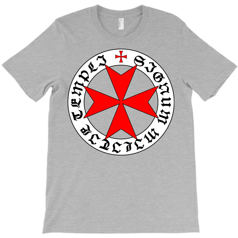 Knights Templar 12th Century Seal   Holy Grail   Templars   Crusades T-shirt | Artistshot