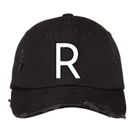 R  Alphabet Letter Capital Uppercase Word Number Mark T Shirt Vintage Cap | Artistshot