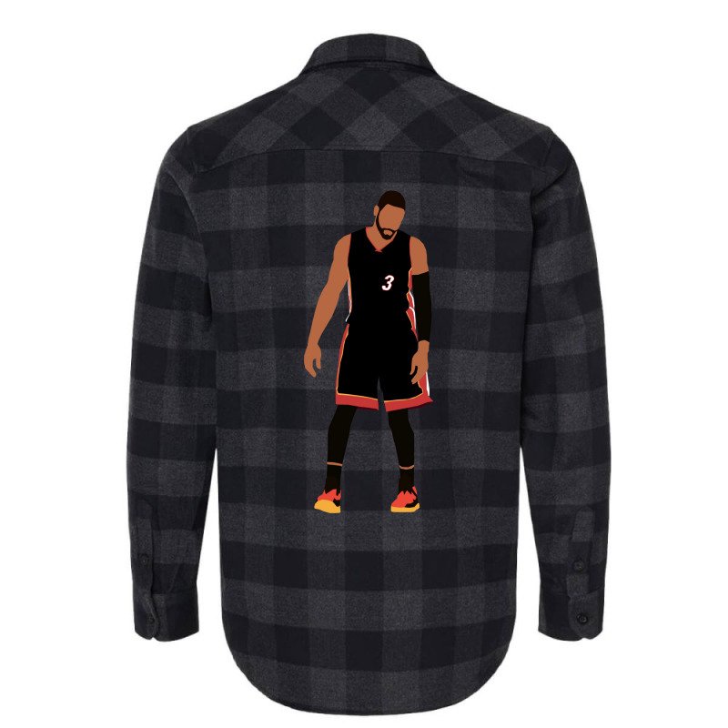 Dwyane Wade Heat Flannel Shirt | Artistshot