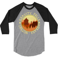 Take A Trip To Gravity Falls! 3/4 Sleeve Shirt | Artistshot