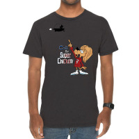 Super Chicken Fred Pointing Vintage T-shirt | Artistshot