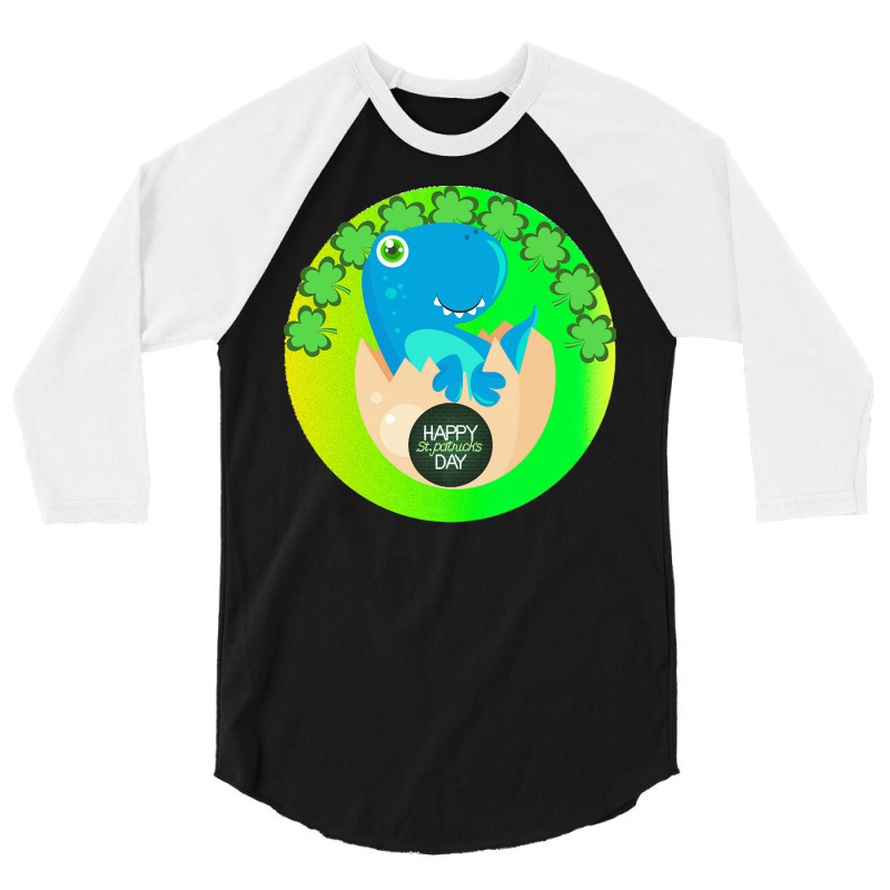 St Patricks Day Cute Dinosaur T  Shirtst Patricks Day Cute Dinosaur T 3/4 Sleeve Shirt | Artistshot