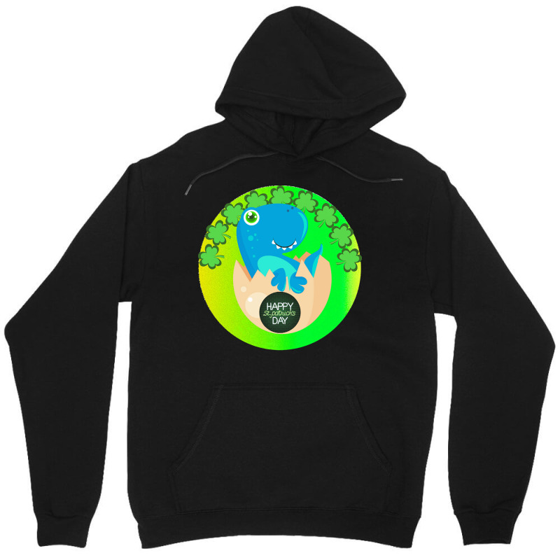 St Patricks Day Cute Dinosaur T  Shirtst Patricks Day Cute Dinosaur T Unisex Hoodie | Artistshot