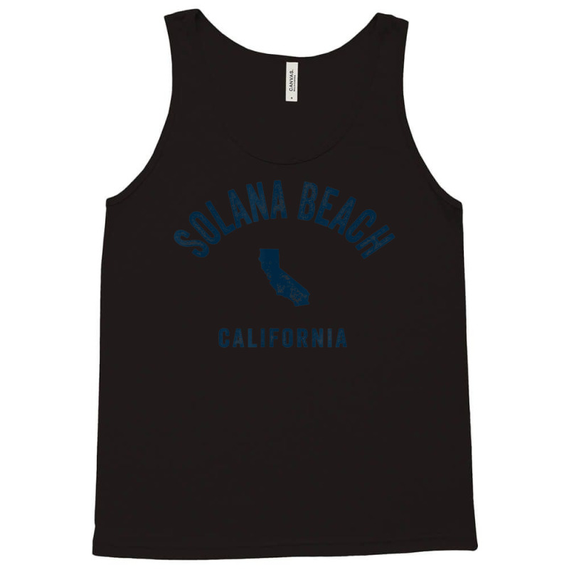 Limited Edition Solana Beach California Ca Vintage 70s Sports Navy Pri Tank Top by haodinhvan1 | Artistshot