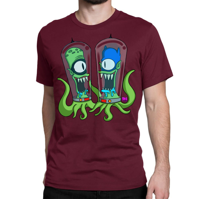 Kang Man And Kodos Sidekick Simps0nszzz Classic T-shirt by flackosemeaox | Artistshot