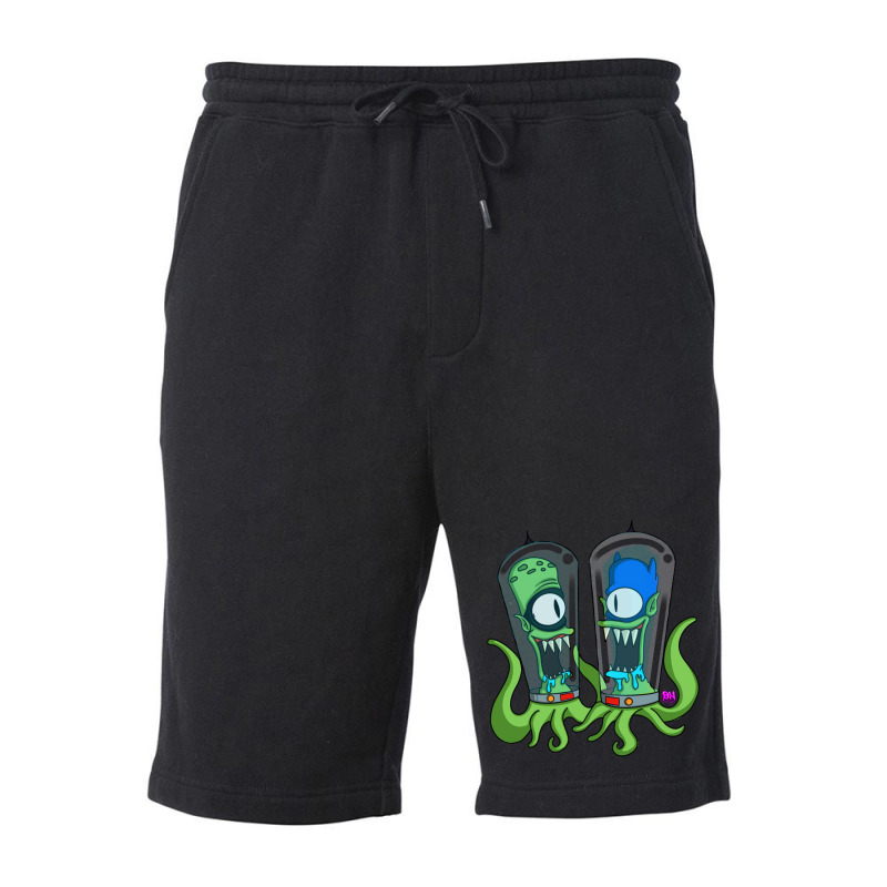 Kang Man And Kodos Sidekick Simps0nszzz Fleece Short by flackosemeaox | Artistshot