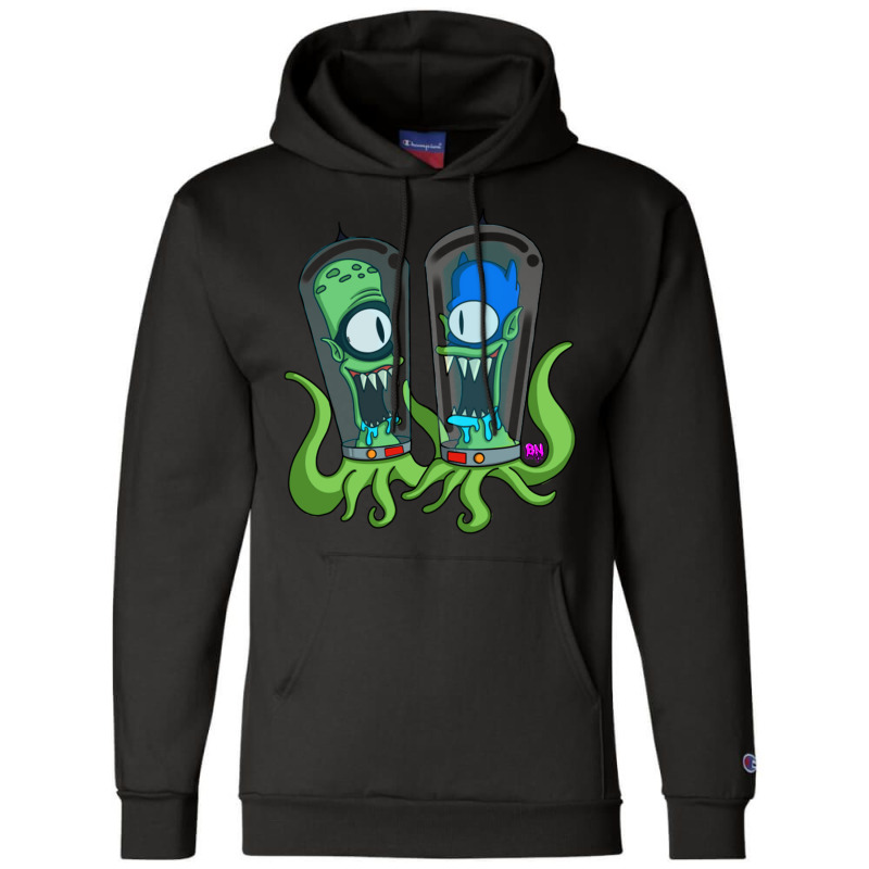 Kang Man And Kodos Sidekick Simps0nszzz Champion Hoodie by flackosemeaox | Artistshot