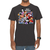 Tribute To Jay Ward Cartoons Rocky And Bullwinkle With Friends Vintage T-shirt | Artistshot