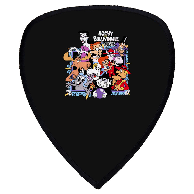 Tribute To Jay Ward Cartoons Rocky And Bullwinkle With Friends Shield S ...