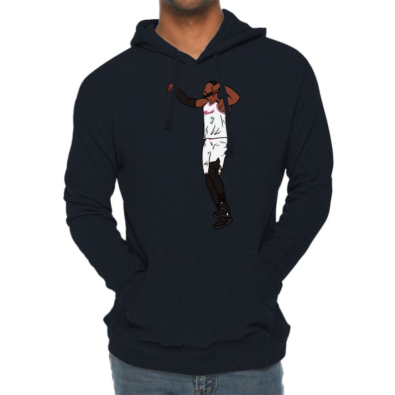 Dwyane Wade Vice Celebration Lightweight Hoodie | Artistshot