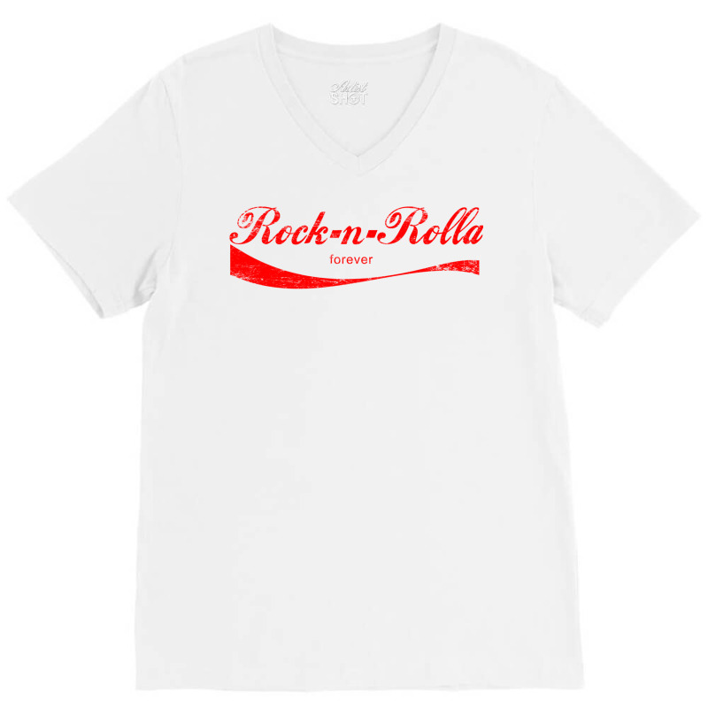 Rock N Rolla Forever V-Neck Tee by diumadenguba | Artistshot