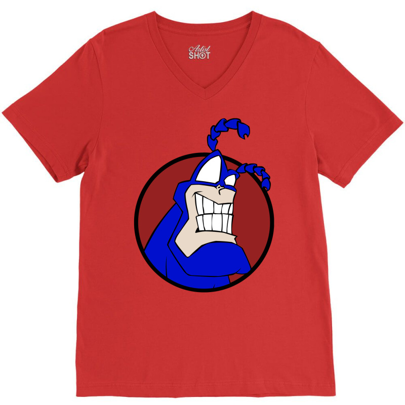 The Tick V-Neck Tee by beyanglubow | Artistshot