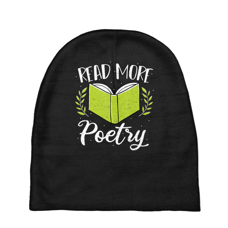 Limited Edition Poetry Read More Poetry Reading Sayings Baby Beanies by yumgaugeteuda | Artistshot