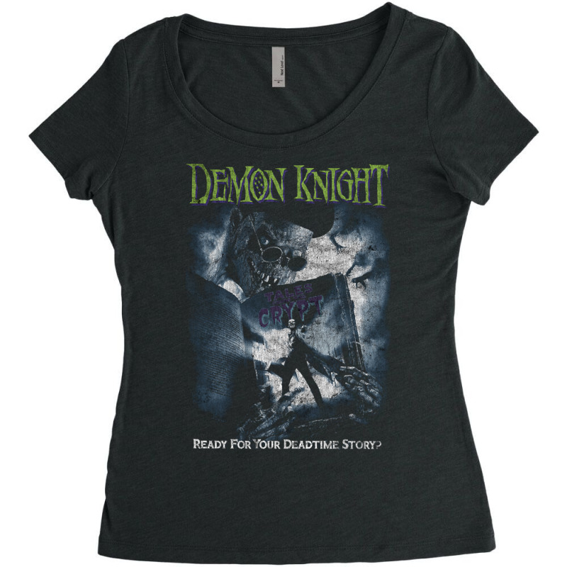 Hot Trend Demon Knight, Tales From The Crypt, Horror-rtwja Women's Triblend Scoop T-shirt | Artistshot