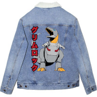 Grimlock    グリムロック 1 Unisex Sherpa-lined Denim Jacket | Artistshot