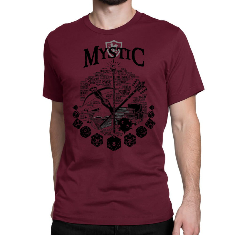 Rpg Class Series Mystic   Black Version Classic T-shirt by alhajiyavanic | Artistshot