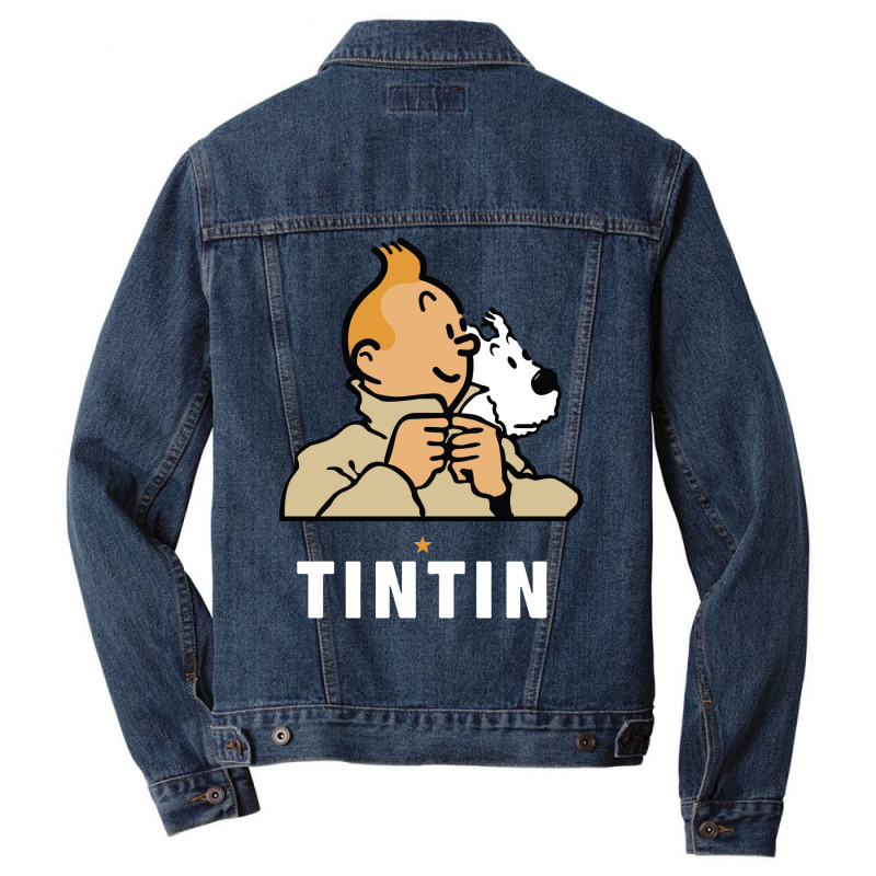 Tin Tin & Snowy Men Denim Jacket | Artistshot