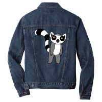 Ring Tailed Lemur Standing Men Denim Jacket | Artistshot