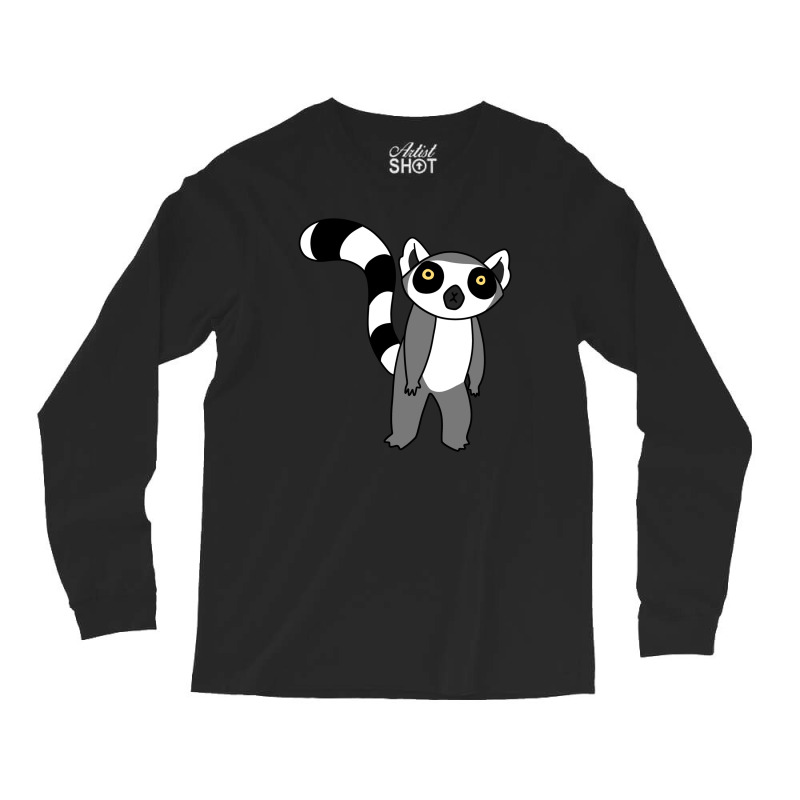 Ring Tailed Lemur Standing Long Sleeve Shirts | Artistshot