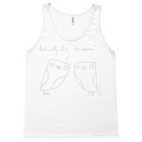 To Whom Cartoon Tank Top | Artistshot