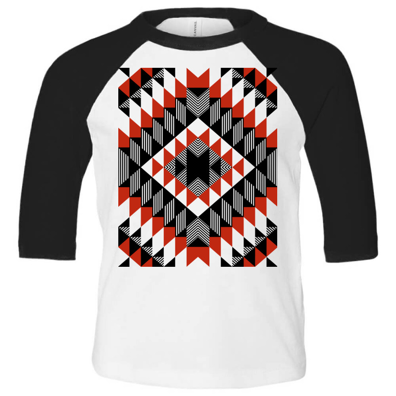 Tribal Aztec Pattern Toddler 3/4 Sleeve Tee by marieltoigo | Artistshot