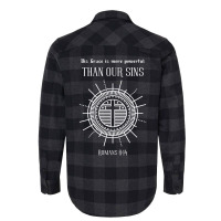 Romans 614 His Grace Is More Powerful Than Our Sins Flannel Shirt | Artistshot