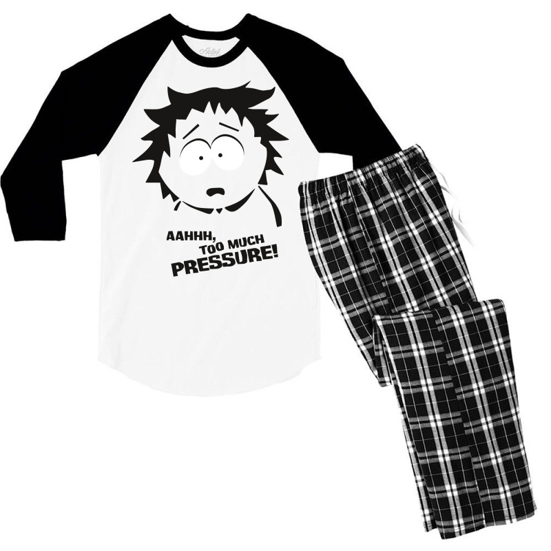 Too Much Pressure! Men's 3/4 Sleeve Pajama Set | Artistshot