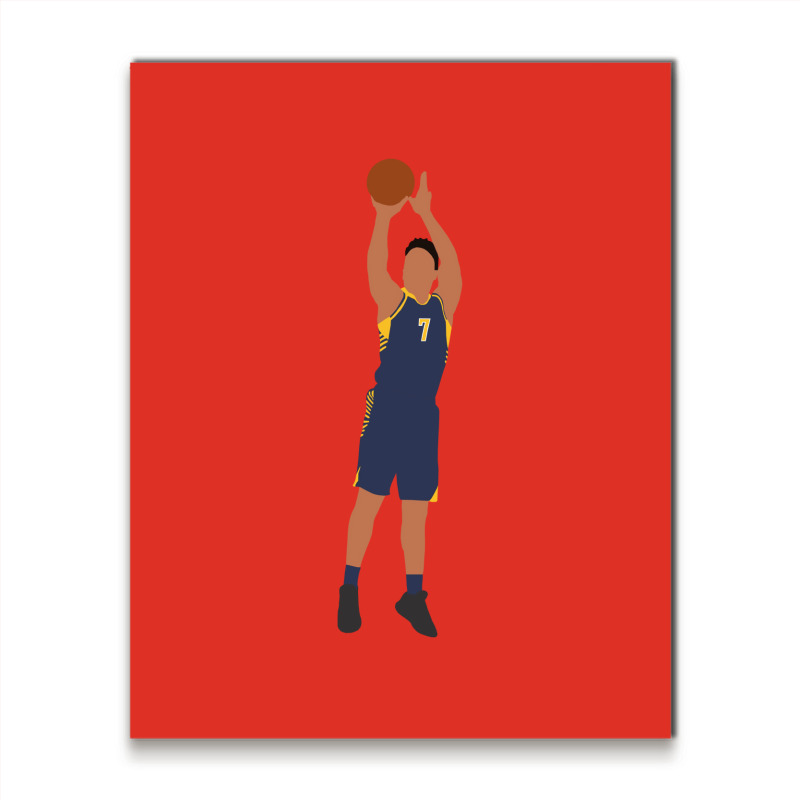 Malcolm Brogdon Pacers Metal Print Vertical | Artistshot