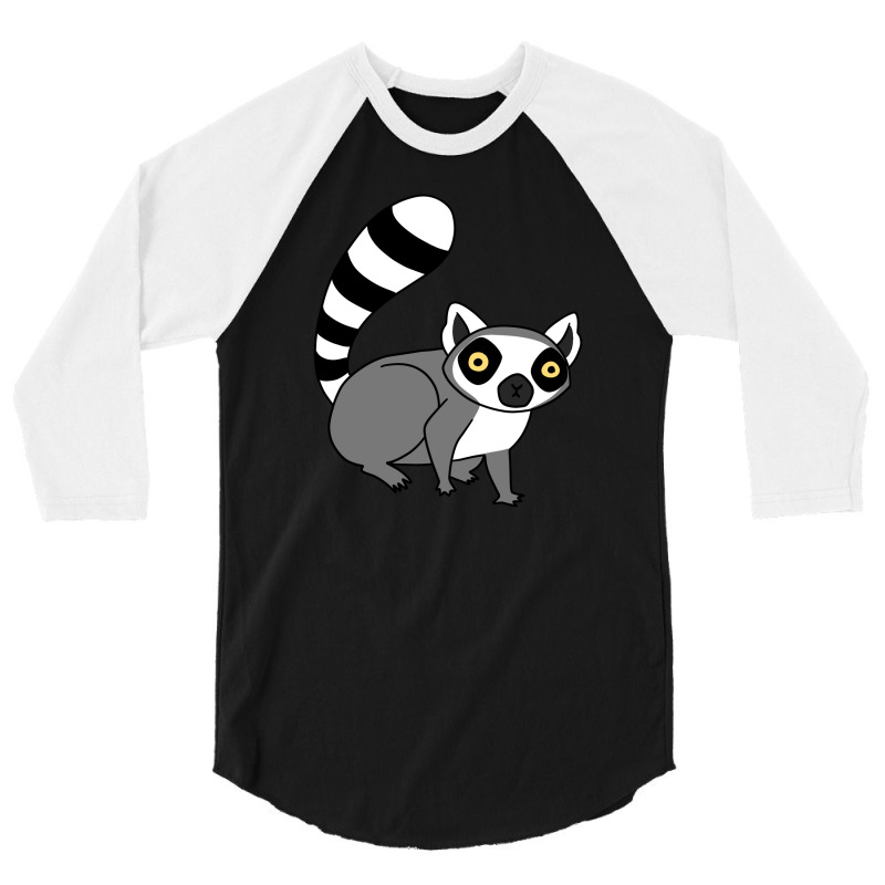 Ring Tailed Lemur 3/4 Sleeve Shirt | Artistshot