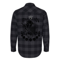 Rpg Class Series Paladin   Black Text Flannel Shirt | Artistshot