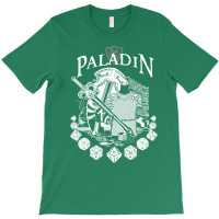 Rpg Class Series Paladin   White Text T-shirt | Artistshot