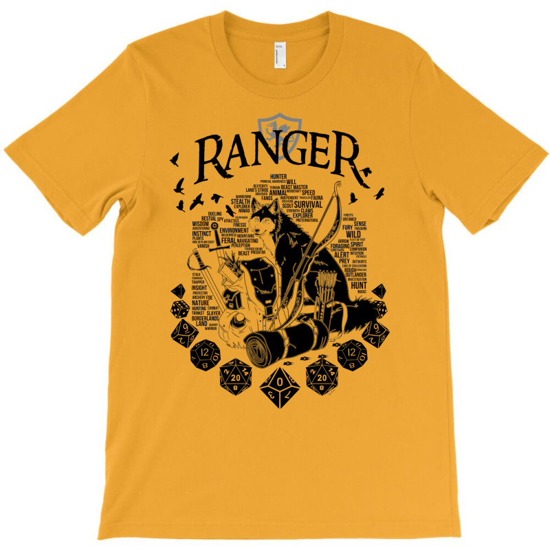 Rpg Class Series Ranger   Black Version T-Shirt by alhajiyavanic | Artistshot