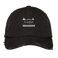 The Mountains Are Calling Big Thunder Space Splash Vintage Cap | Artistshot