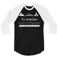 The Mountains Are Calling Big Thunder Space Splash 3/4 Sleeve Shirt | Artistshot