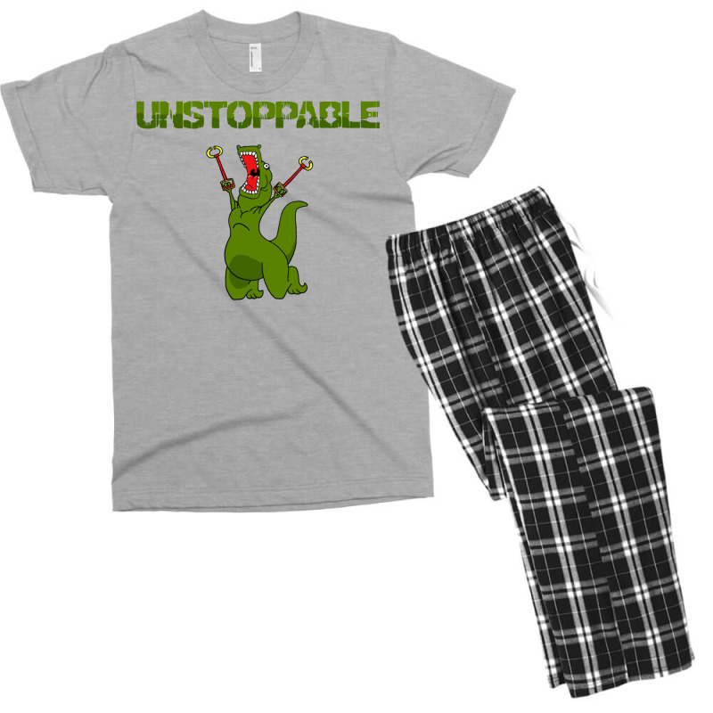 Unstopable T Rex Men's T-shirt Pajama Set by beyanglubow | Artistshot