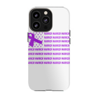 Womens Domestic Violence Warrior   Usa Flag Purple Ribbon V Neck T Shi Iphone 13 Pro Case | Artistshot