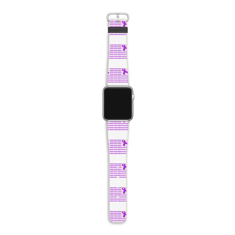 Womens Domestic Violence Warrior   Usa Flag Purple Ribbon V Neck T Shi Apple Watch Band | Artistshot