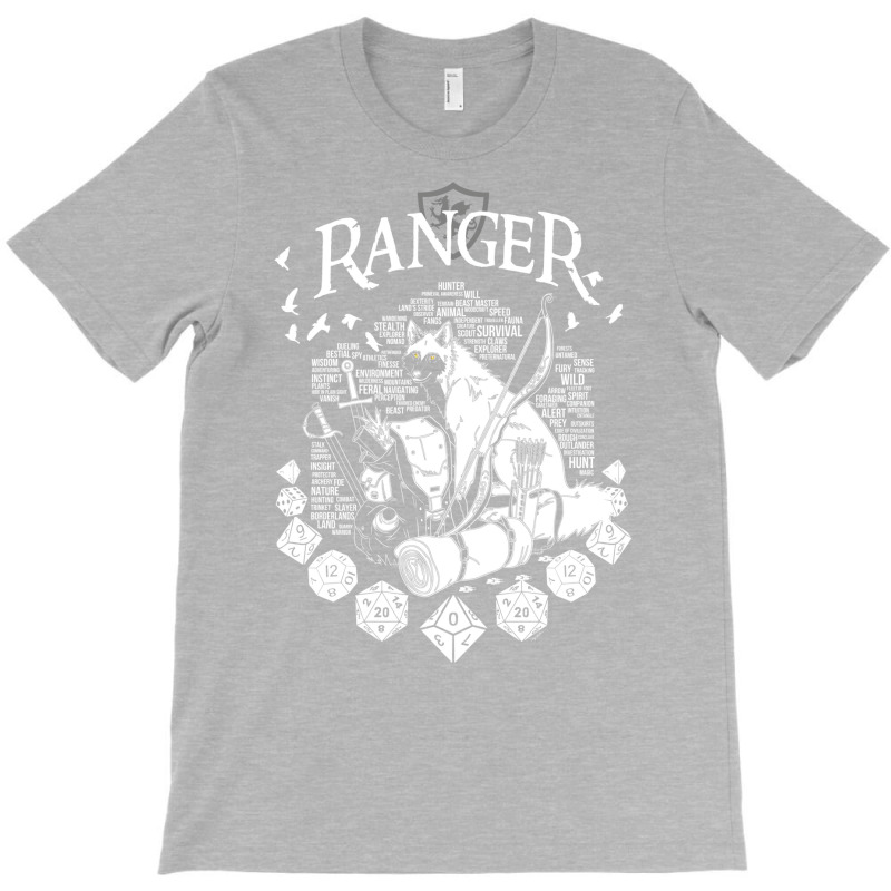 Rpg Class Series Ranger   White Version T-Shirt by alhajiyavanic | Artistshot