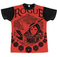 Rpg Class Series Rogue   Black Version Graphic T-shirt | Artistshot