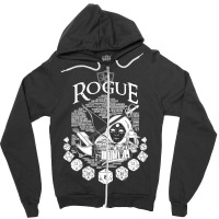 Rpg Class Series Rogue   White Version Zipper Hoodie | Artistshot