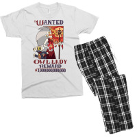 Wanted Owl Lady (the Owl House Perfect Gift Men's T-shirt Pajama Set | Artistshot