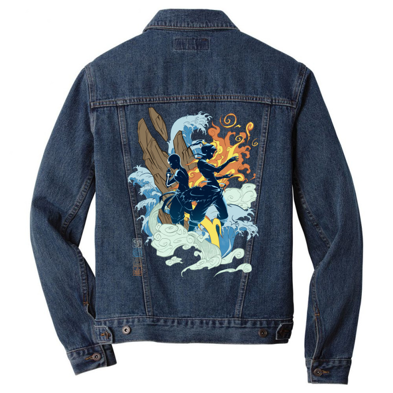 Two Avatars Men Denim Jacket by giatastemimaf | Artistshot