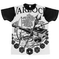 Rpg Class Series Warlock   Black Version Graphic T-shirt | Artistshot