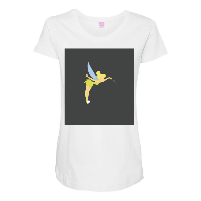 Tinkerbell Maternity Scoop Neck T-shirt by morekukazeoh | Artistshot