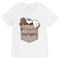 We Bare Bears Pouchie Shirt 1 V-neck Tee | Artistshot