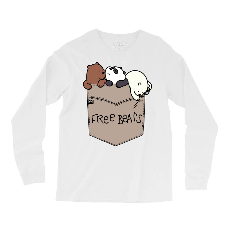 We Bare Bears Pouchie Shirt 1 Long Sleeve Shirts by gunadidropea | Artistshot