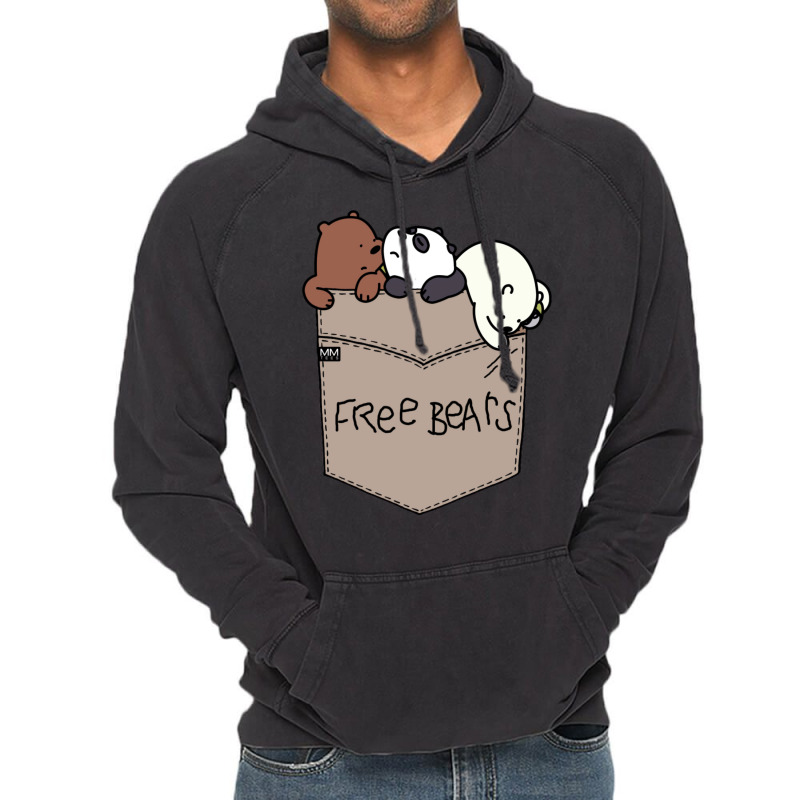 We Bare Bears Pouchie Shirt 1 Vintage Hoodie by gunadidropea | Artistshot